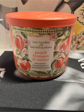 Vera Bradley x Bath&Body Works Peach Blossom & Nectar Candle